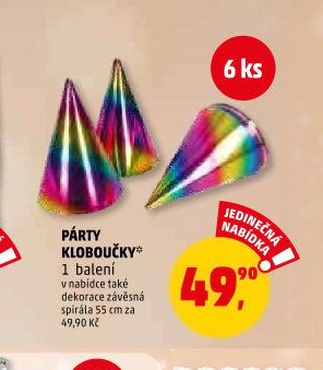 PÁRTY KLOBOUČKY