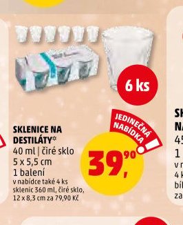 SKLENICE NA DESTILÁTY