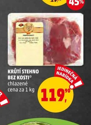 Krůtí stehno bez kosti
