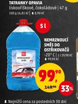 Nemrznoucí směs do ostřikovačů