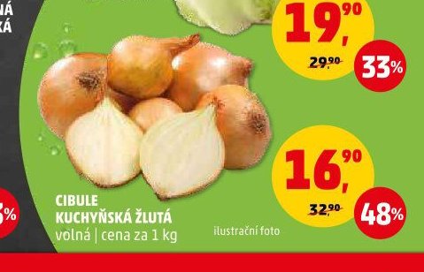 Cibule kuchyňská žlutá