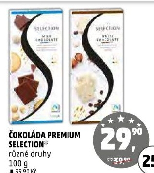 Čokoláda Premium Selection