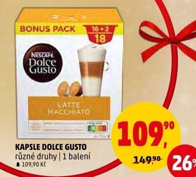 Kapsle Dolce Gusto Nescafé