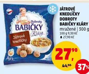 Knedlíčky játrové mražené Dobroty Babičky Kláry