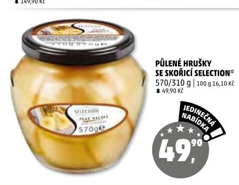 Kompot hrušky Selection
