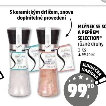 Mlýnek se solí Selection