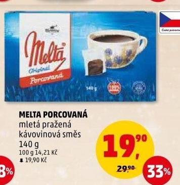 Nápoj obilninový porcovaný Melta Kávoviny