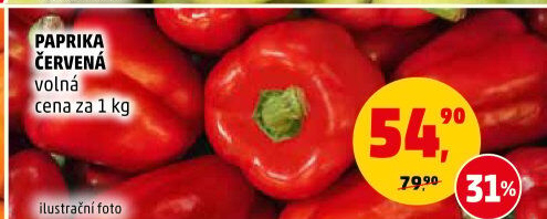 Paprika červená