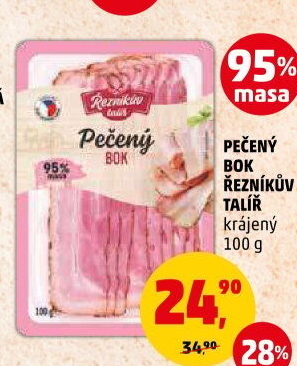 Pečený bok Řezníkův talíř