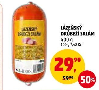 Salám drůbeží lázeňský
