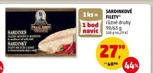 Sardinky filety Exclusive Franz Josef Kaiser