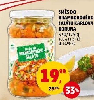 Směs do bramborového salátu Karlova Koruna