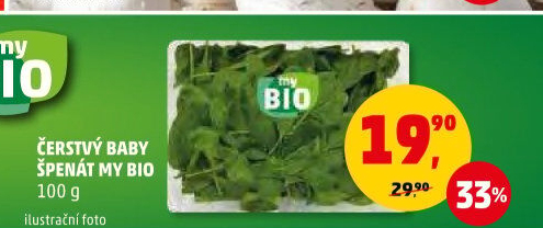 Špenát baby My BIO