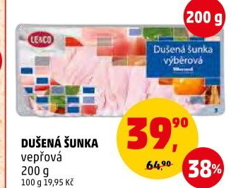 Šunka vepřová dušená LE&