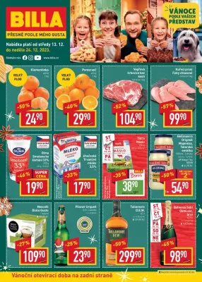 akční leták BILLA 13.12.2023-24.12.2023