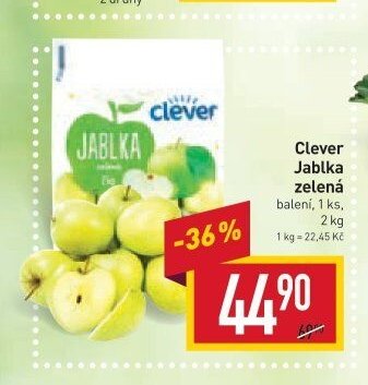 Clever Jablka zelená