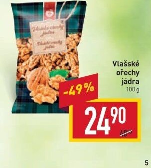 Vlašské ořechy jádra