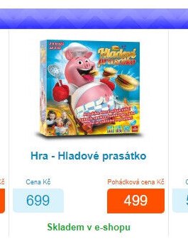 Hra - Hladové prasátko