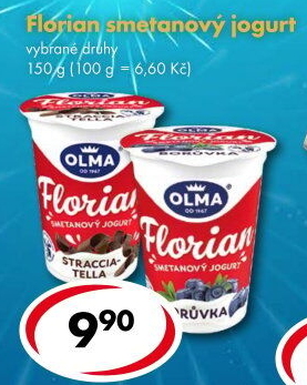 Jogurt smetanový Florian Olma