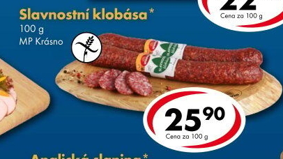 Klobása slavnostní Krásno