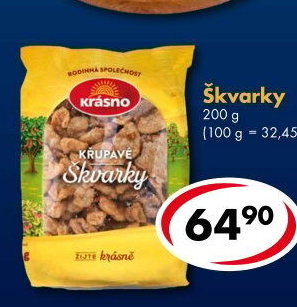 Křupavé škvarky Krásno