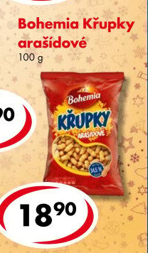 Křupky arašídové Bohemia