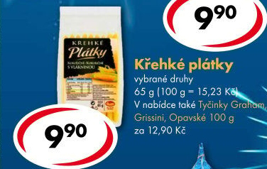 Plátky křehké Michelské pekárny