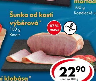 Šunka od kosti výběrová Kmotr