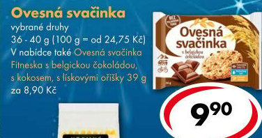 Sušenky Ovesná svačinka