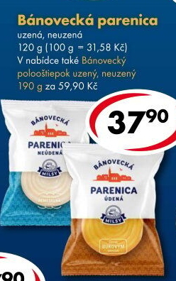 Sýr Parenica bánovecká Milsy