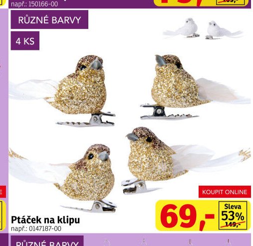 Ptáček na klipu