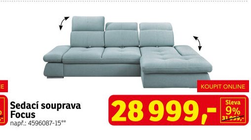 Sedací souprava Focus - ASKO akcniletaky.com