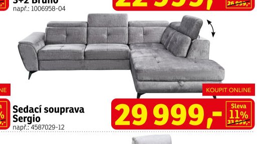 Sedací souprava Sergio - ASKO akcniletaky.com