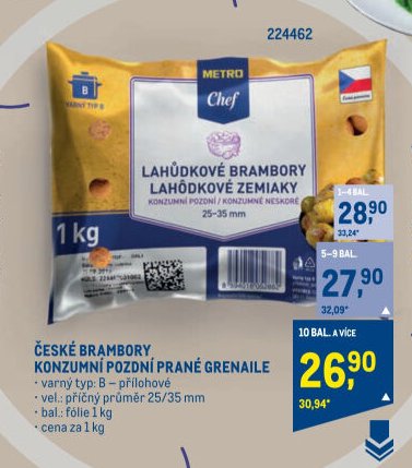 Metro Chef Lahůdkové brambory