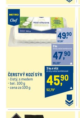 ČERSTVÝ KOZÍ SÝR