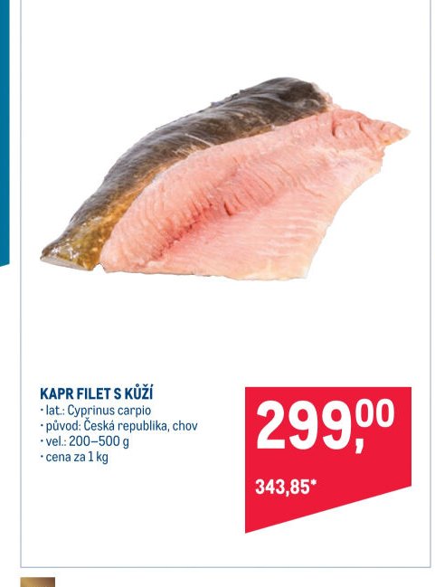 KAPR FILET S KŮŽÍ