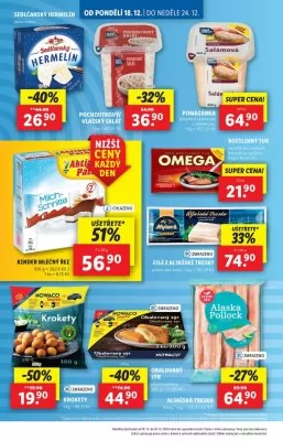 akční leták Lidl 18.12.2023-24.12.2023