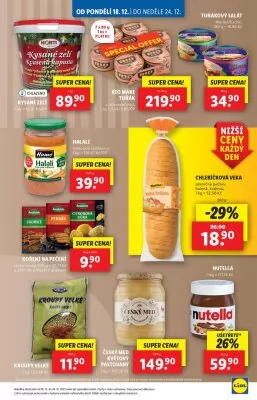akční leták Lidl 18.12.2023-24.12.2023
