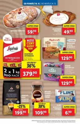 akční leták Lidl 18.12.2023-24.12.2023