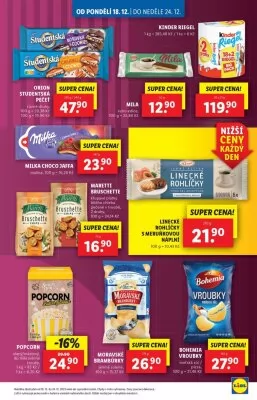 akční leták Lidl 18.12.2023-24.12.2023