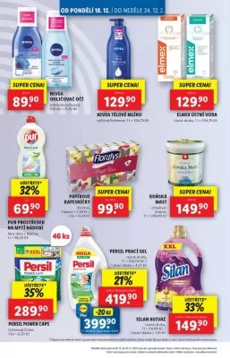akční leták Lidl 18.12.2023-24.12.2023