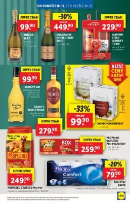 akční leták Lidl 18.12.2023-24.12.2023