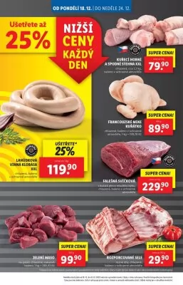 akční leták Lidl 18.12.2023-24.12.2023