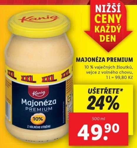 Majonéza Premium Kania