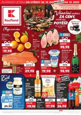 akční leták Kaufland 20.12.2023-24.12.2023