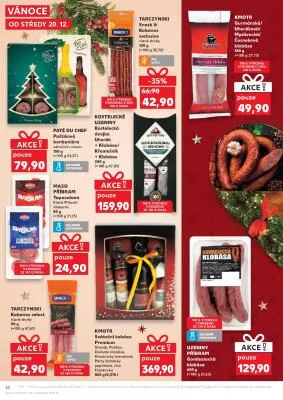 akční leták Kaufland 20.12.2023-24.12.2023