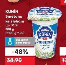 KUNÍN Smetana ke šlehání