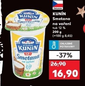 Kunín Smetana na vaření