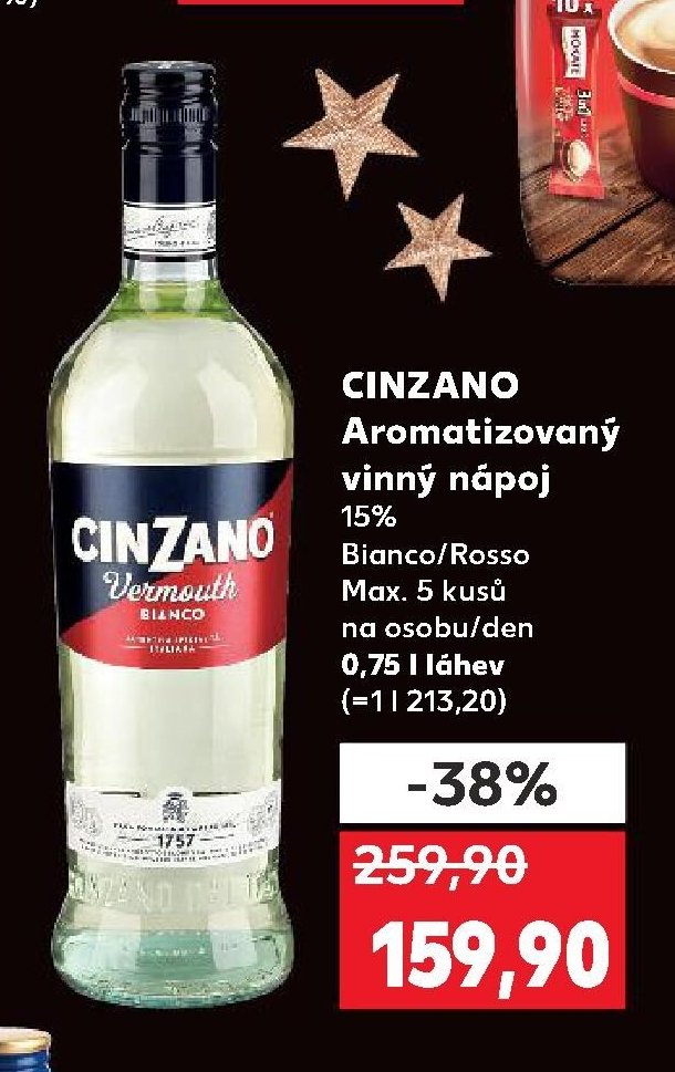 CINZANO Aromatizovaný vinný nápoj