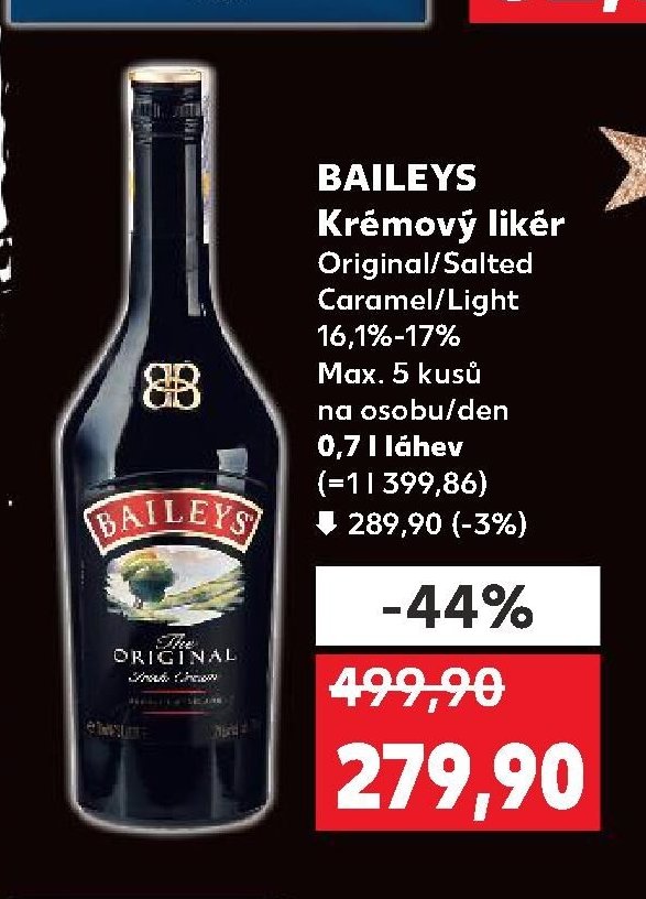 BAILEYS Krémový likér